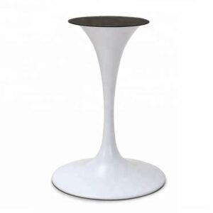 CL-TU-01 Modern Trumpet Tulip Table Base in Powder-Coated Steel (Ø450/500mm)