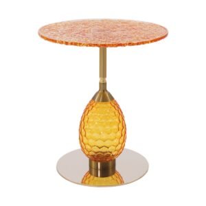 CL-ST-02 Minimalist Metal Hotel Lounge End Table (Ø45cm x H52cm)