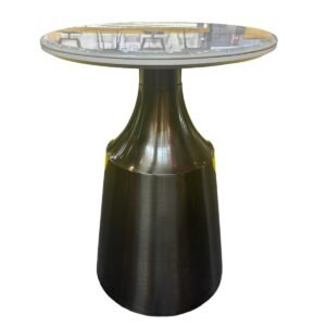 CL-SL-02 Heavy-Duty Round Stainless Steel Side Table Leg Stand (Ø50-60cm x H55cm)
