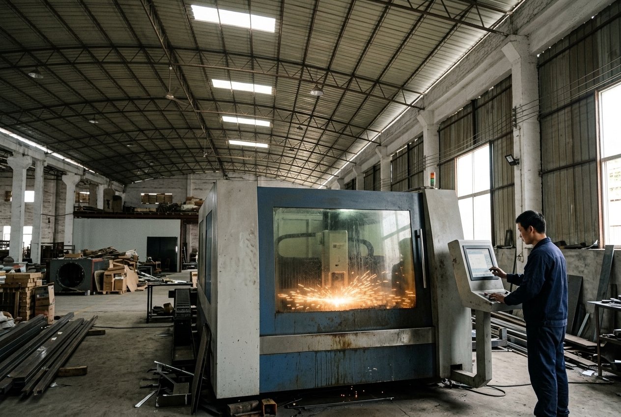 30000W Laser Cutting and CNC Spinning Workshop