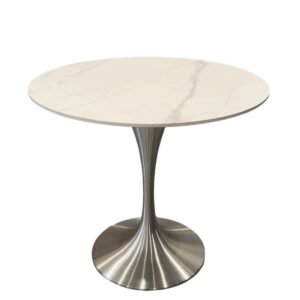 CL-TB-01 Complete Commercial Restaurant Dining Table with Cast Iron Base & Stone Top